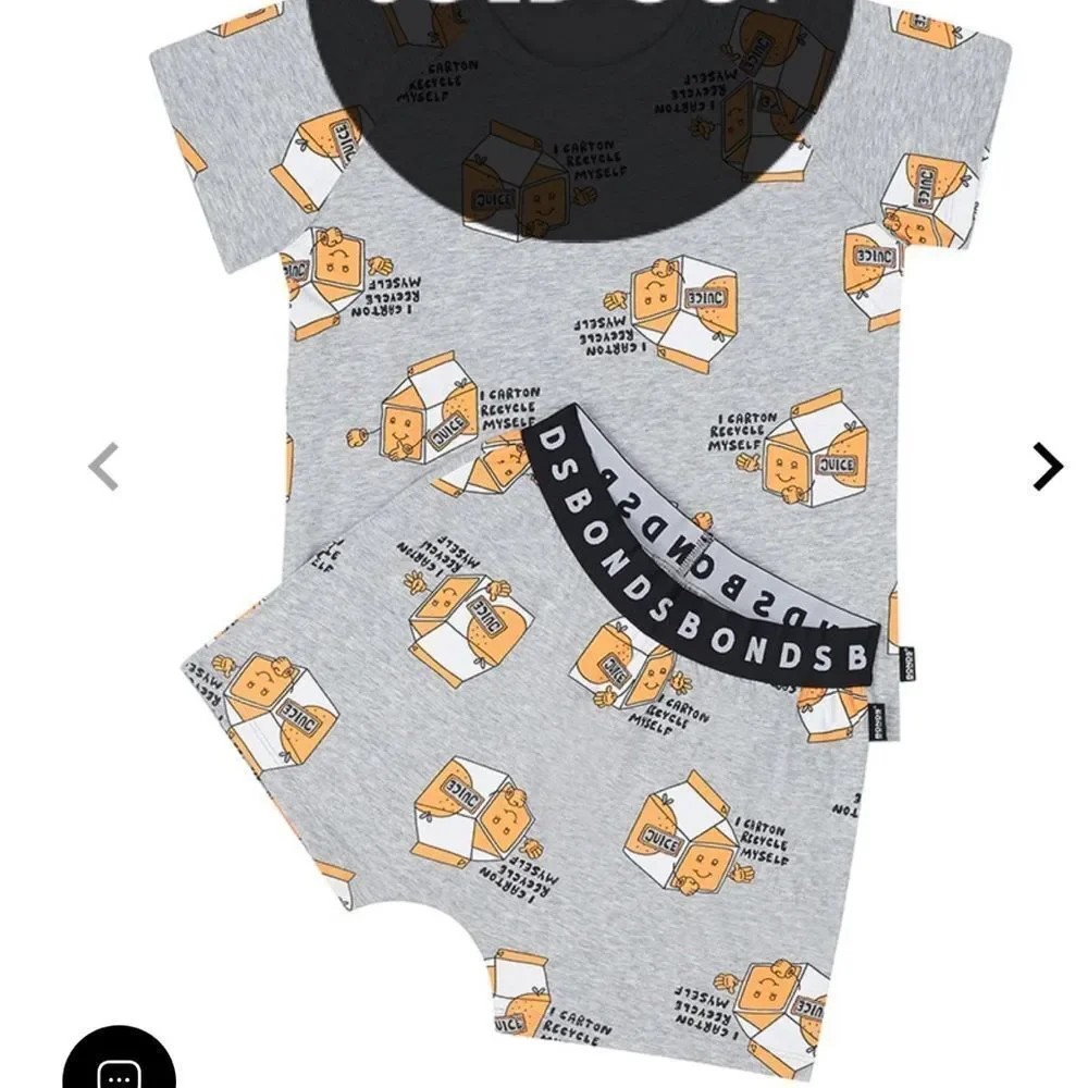 Bonds Kids Tee‎ Sleep Set Size 4 Nwt